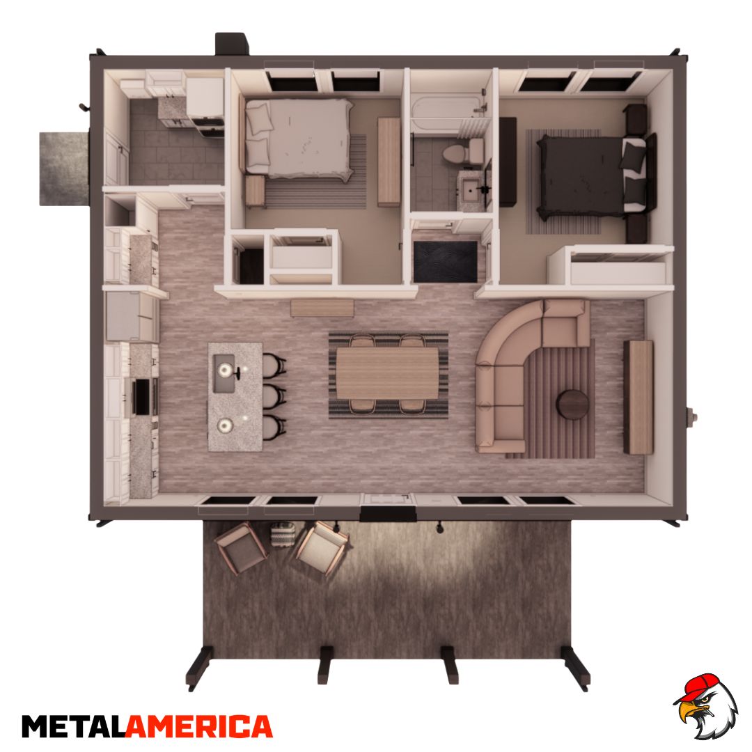 Ol’ Smokey Classic floor plan