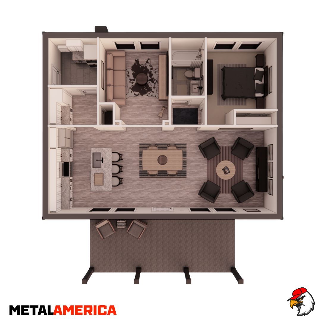 Ol’ Smokey Den floor plan